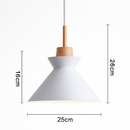 Suspension design moderne à LED de couleur Lampes
