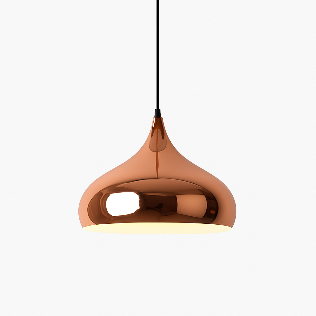 Suspension design rose gold de plusieurs formes - vue 8 sur 8