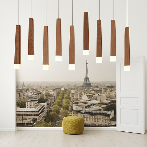 Suspension en bois moderne - vue 5 sur 12