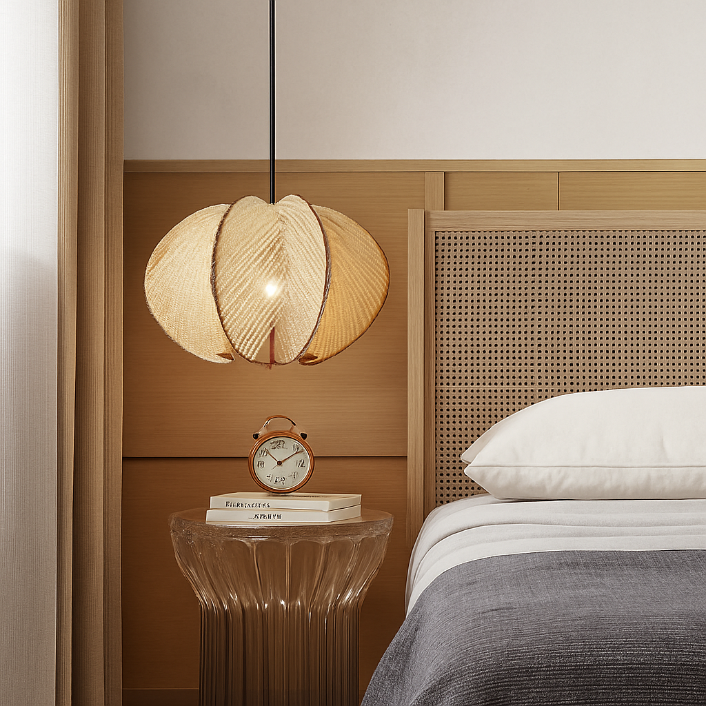 suspension en bois rétro style nordique pour décoration intérieure - vue 5 sur 7