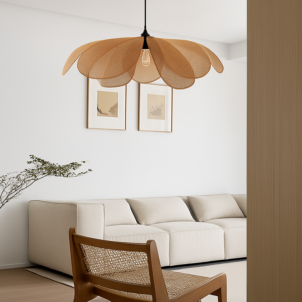 suspension en rotin tissé pour un décor élégant et moderne - vue 4 sur 16