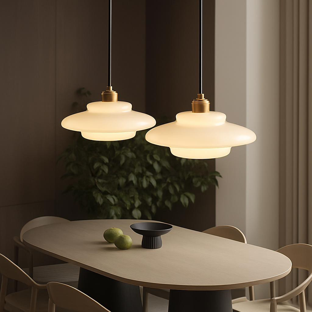 suspension en verre nordique pour décoration intérieure élégante - vue 3 sur 9