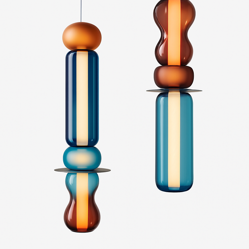 Suspension en verre scandinave Abat-jour coloré minimal chevet petite lumière suspendue chambre design éclairage de salle à manger