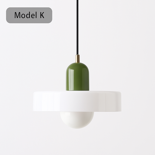 Suspension en vitrail pour restaurant salon cuisine lustre suspendu applique plafonnier couloir entrée allée G9 - vue 18 sur 18