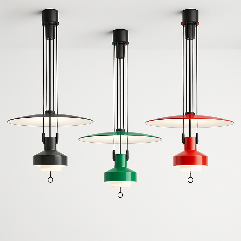 suspension extensible design en forme de soucoupe volante rétro - vue 3 sur 10