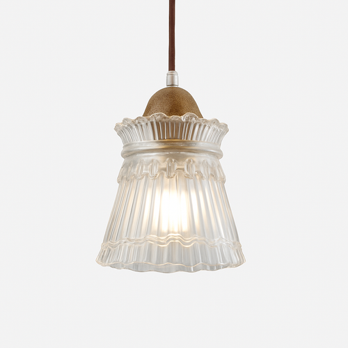 suspension japonaise moderne en bois et verre luminaire design