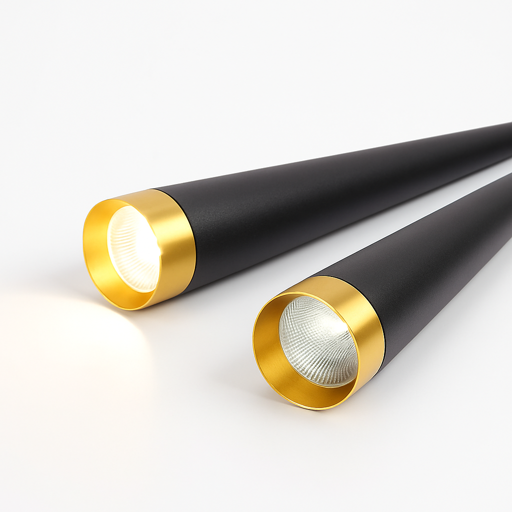 suspension led cône tube pour éclairage intérieur intensité variable - vue 5 sur 8