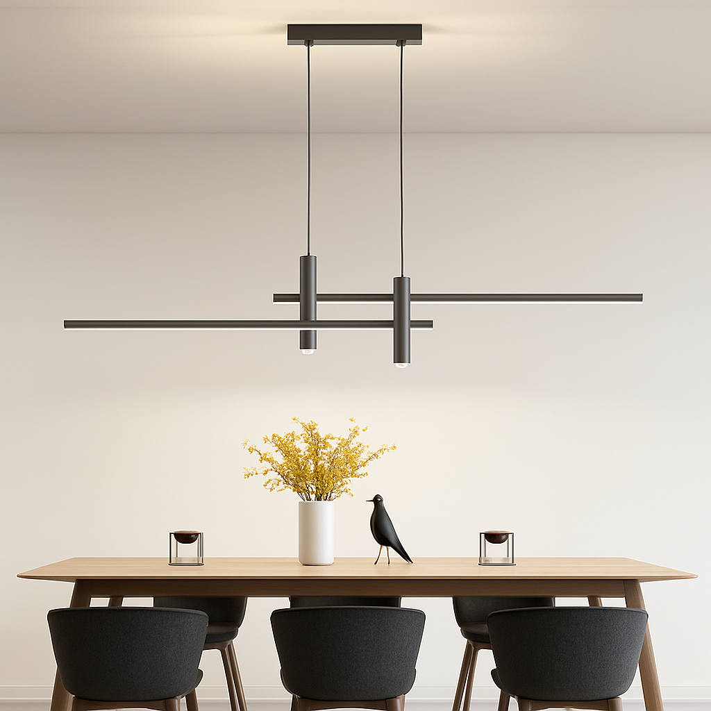 suspension led dimmable moderne minimaliste pour décoration intérieure