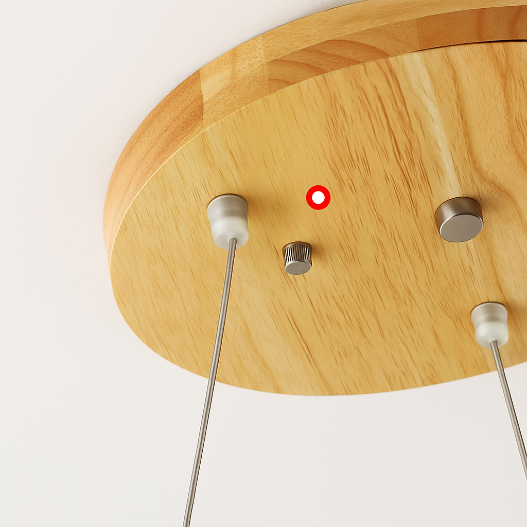 suspension LED en forme d'avion style nordique décorative - vue 5 sur 8
