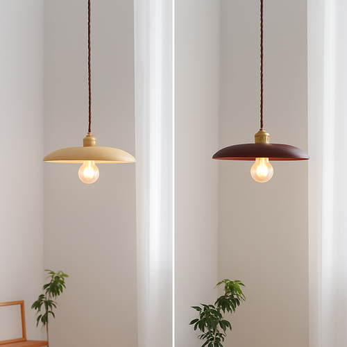 suspension led moderne en bois nordique loft