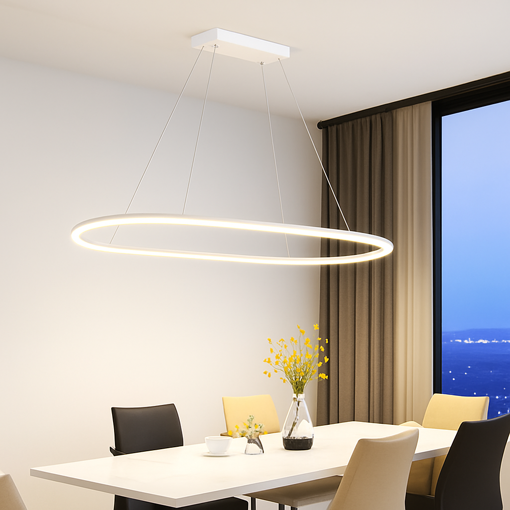 suspension à led moderne pour décoration intérieure élégante - vue 6 sur 19