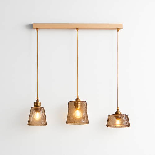 Suspension LED style vintage en verre Dolkie - vue 20 sur 20