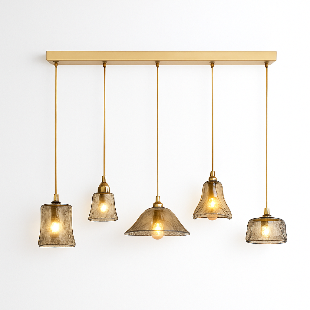 Suspension LED style vintage en verre Dolkie - vue 20 sur 20