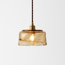 Suspension LED style vintage en verre Dolkie