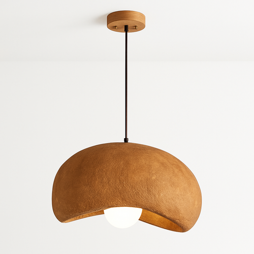 suspension à led wabi-sabi en résine créative pour décoration intérieure - vue 12 sur 23