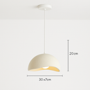 suspension à led wabi-sabi en résine créative pour décoration intérieure