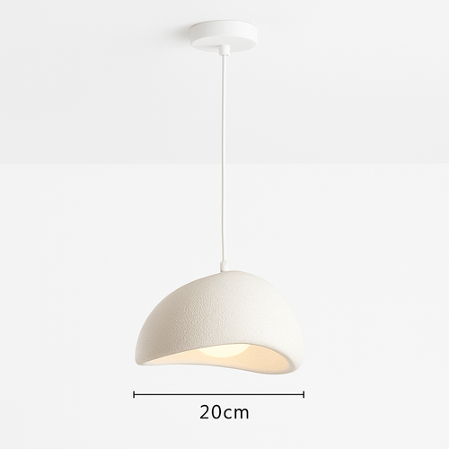 suspension à led wabi-sabi en résine créative pour décoration intérieure - vue 18 sur 23
