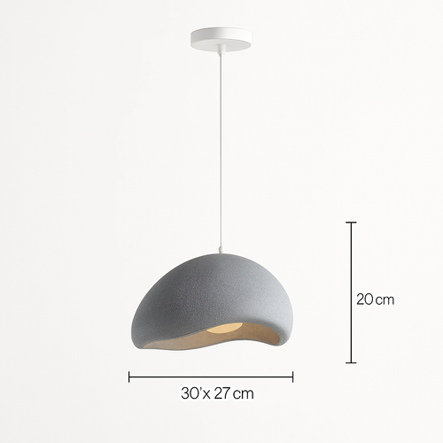 suspension à led wabi-sabi en résine créative pour décoration intérieure - vue 21 sur 23
