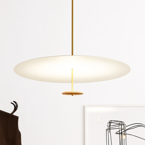 suspension luminaire ultra mince design minimaliste pour intérieur