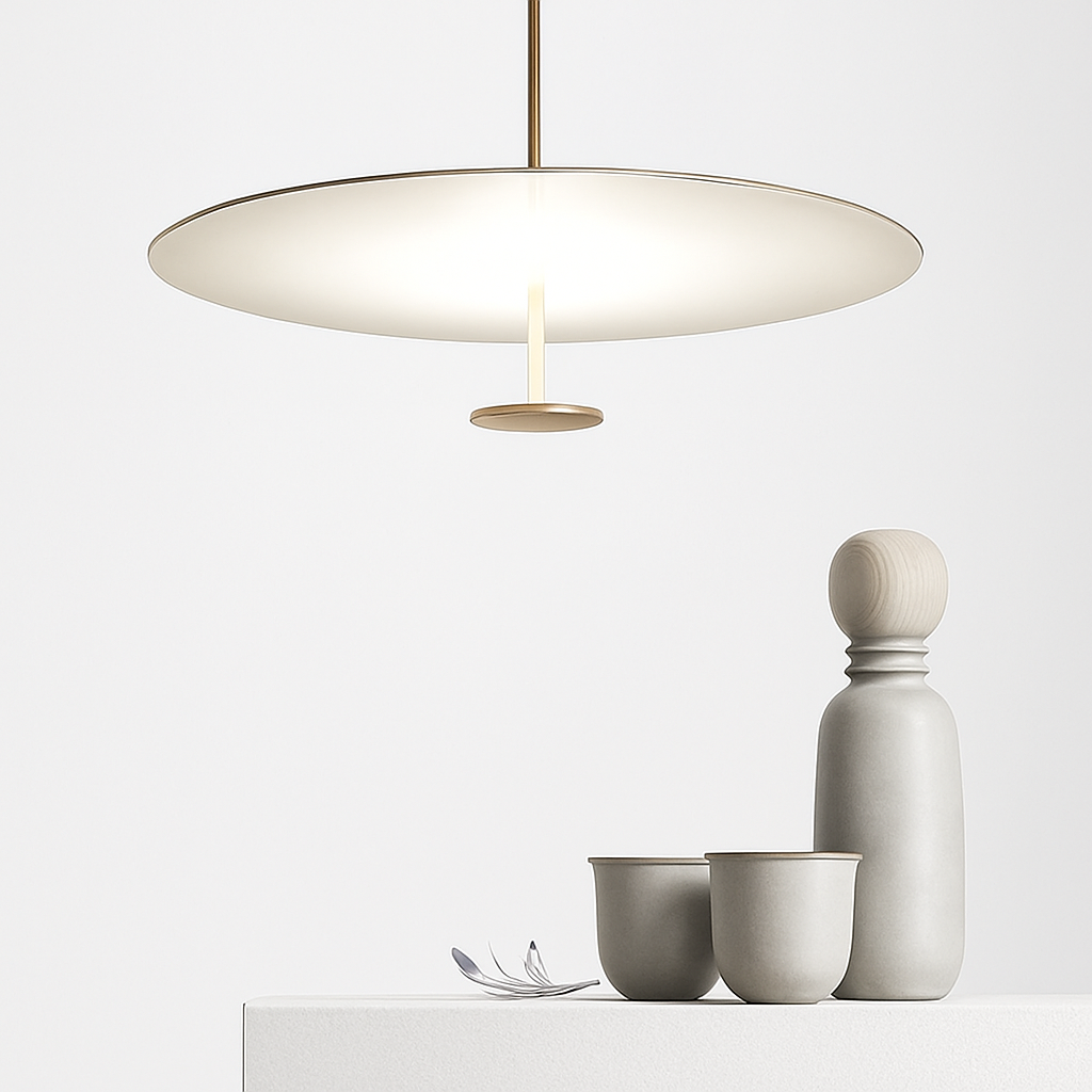 suspension luminaire ultra mince design minimaliste pour intérieur - vue 5 sur 8