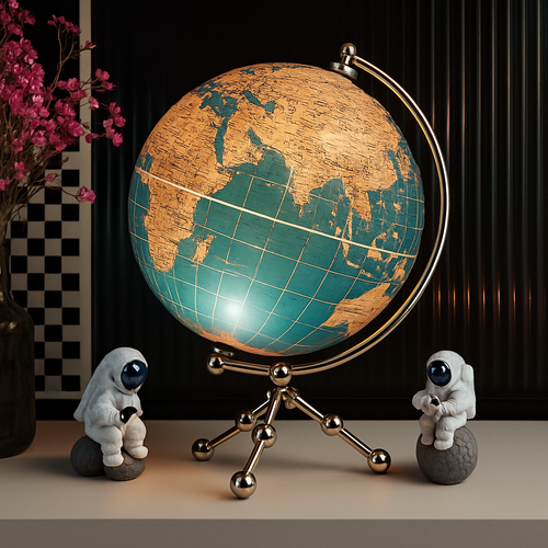 suspension lumineuse globe 3d haut de gamme cadeau enseignant