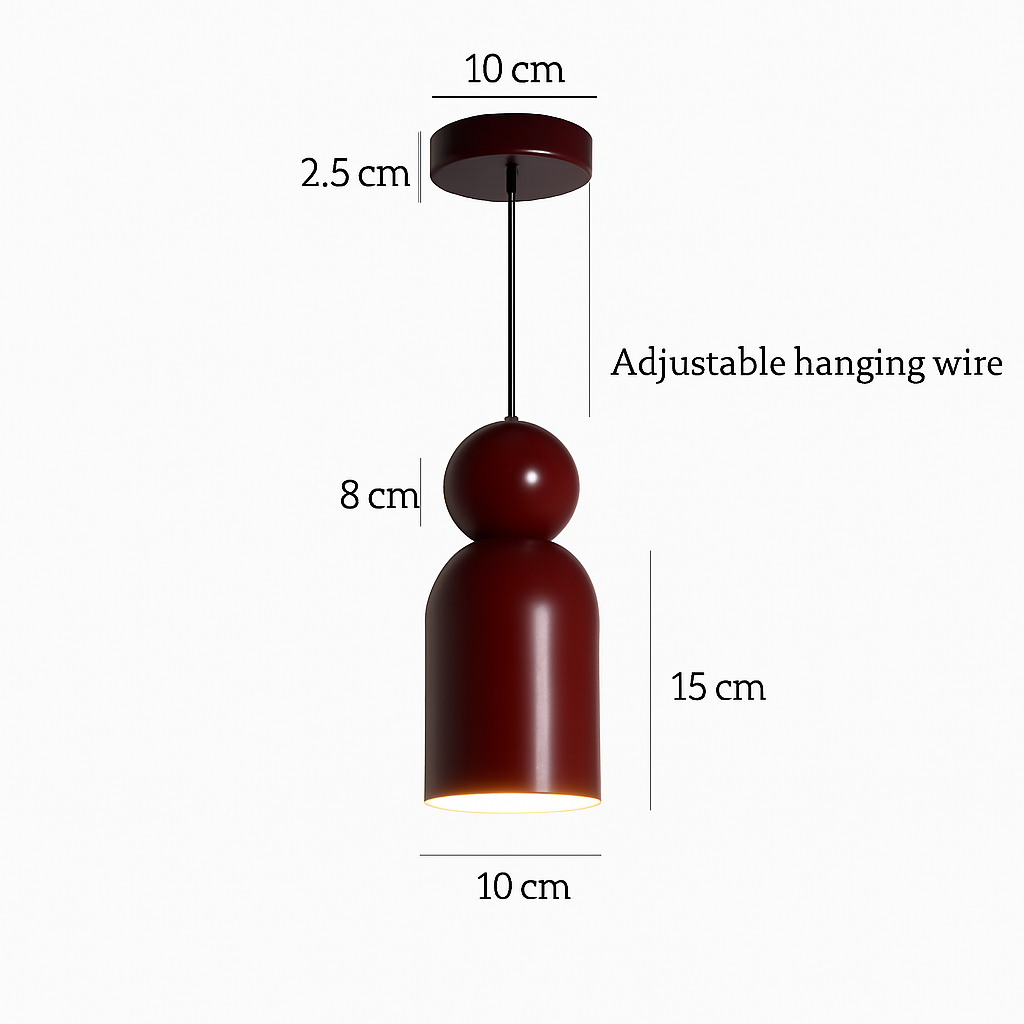 suspension moderne à câble long pour décoration intérieure - vue 15 sur 15