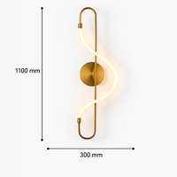 suspension moderne design long tube lumineux flexible pour espace contemporain