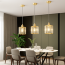 suspension moderne en cristal pour décoration intérieure élégante