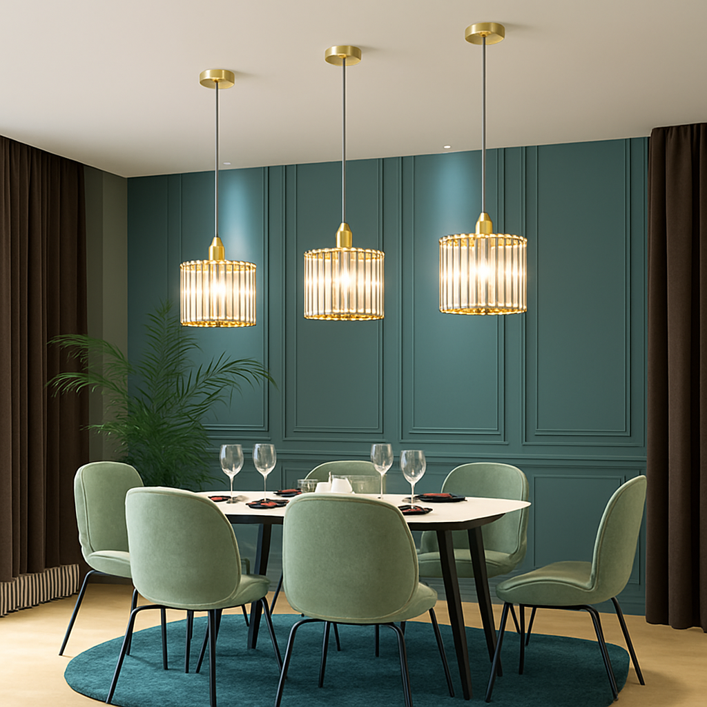 suspension moderne en cristal pour décoration intérieure élégante - vue 3 sur 10