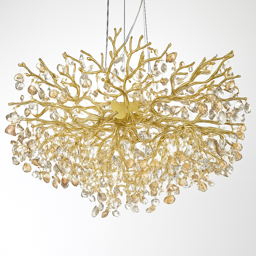 suspension moderne en cristal pour décoration intérieure élégante - vue 4 sur 6