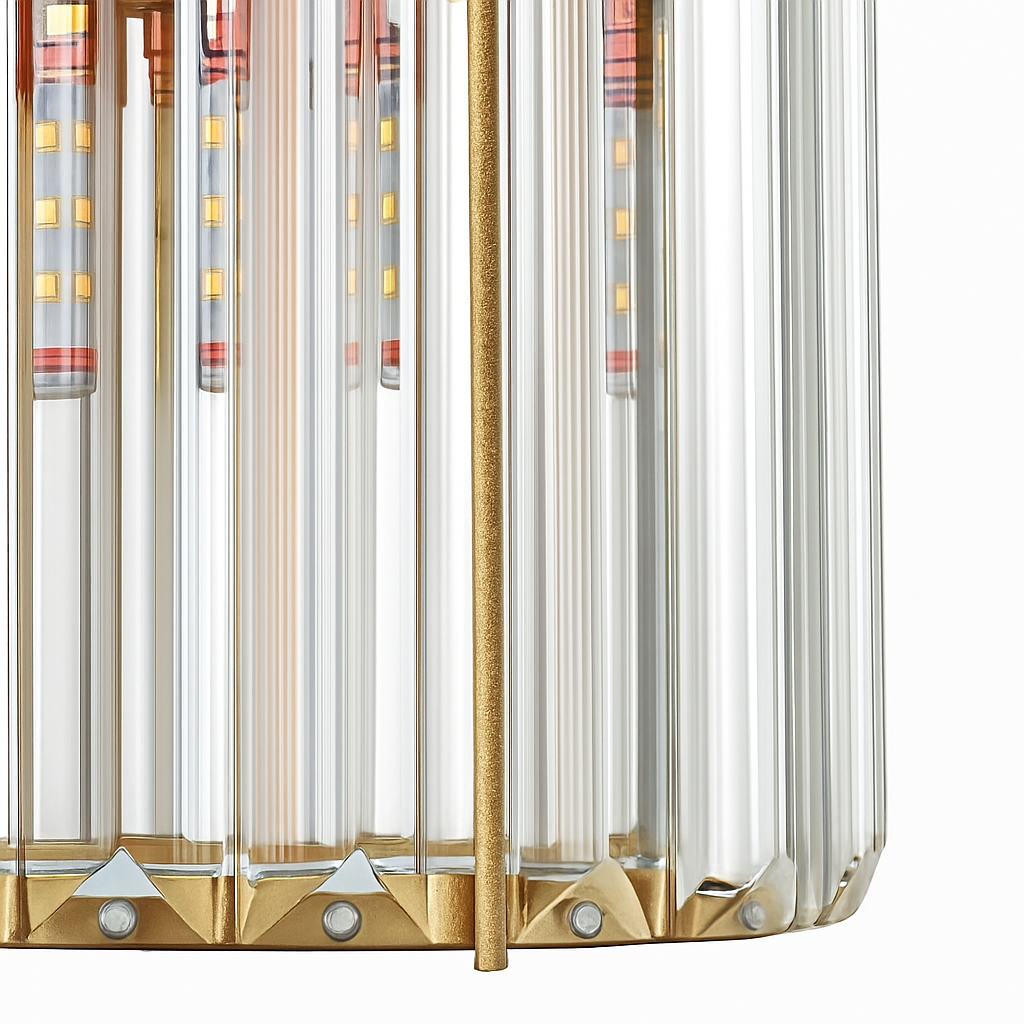 suspension moderne en cristal pour décoration intérieure élégante - vue 5 sur 10