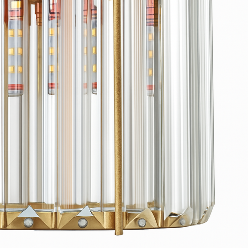suspension moderne en cristal pour décoration intérieure élégante