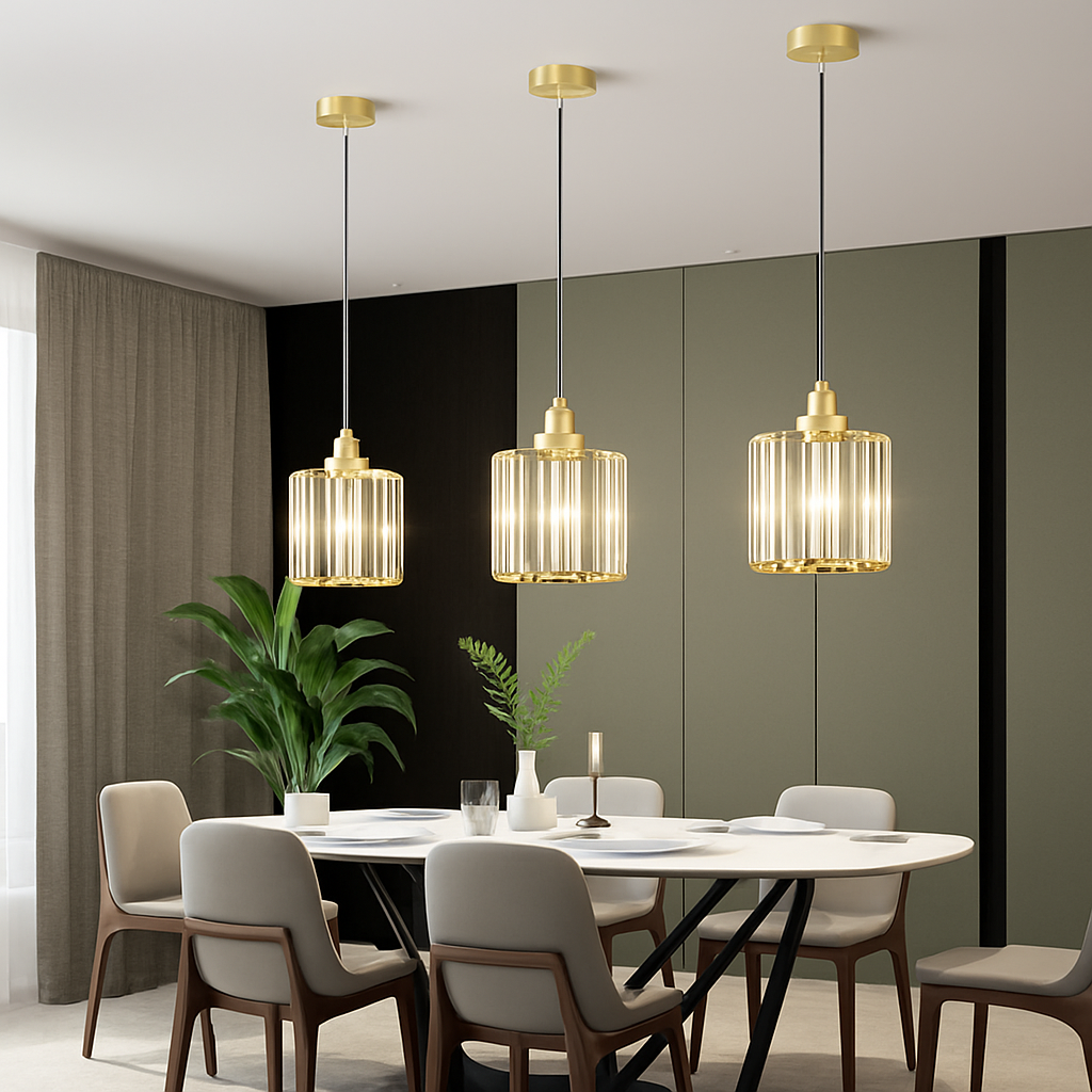 suspension moderne en cristal pour décoration intérieure élégante - vue 6 sur 10