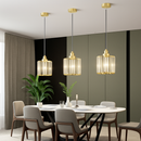 suspension moderne en cristal pour décoration intérieure élégante