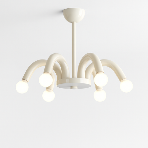 suspension moderne en métal style art déco
