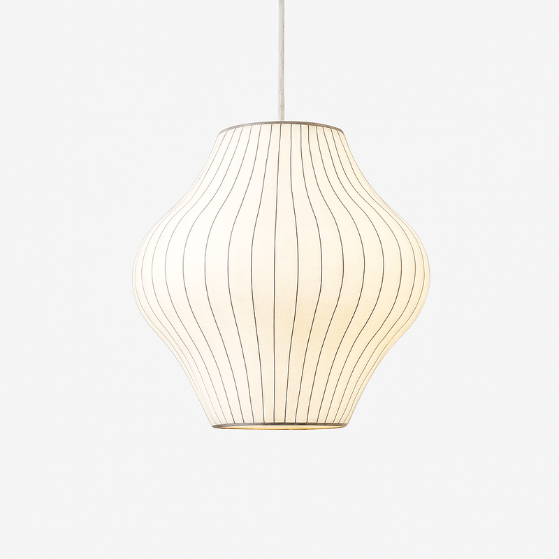 Suspension moderne en papier style japonais Silk