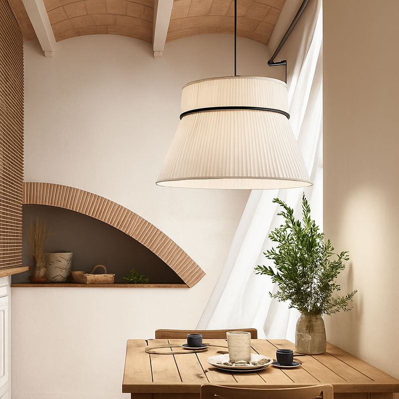 suspension moderne en tissu pour restaurant et café