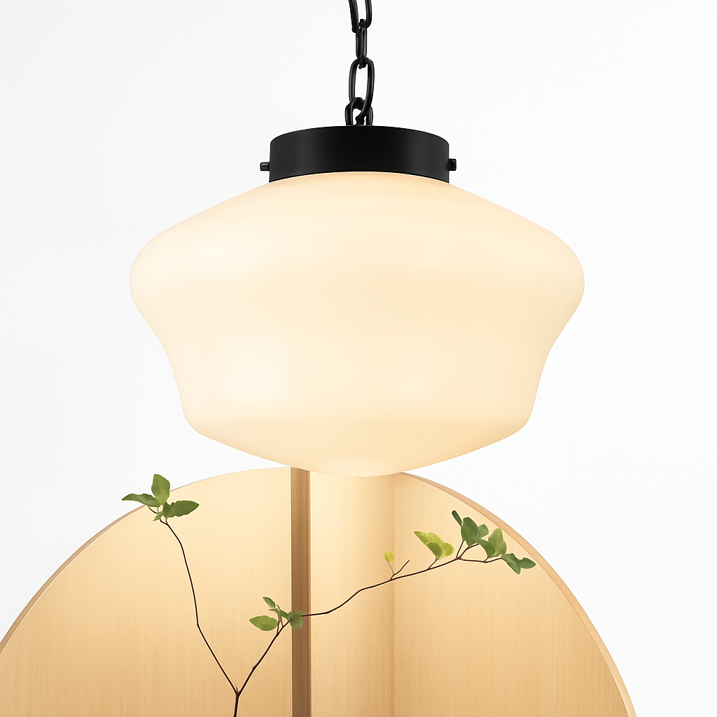 suspension moderne en verre à led pour intérieur élégant - vue 5 sur 21