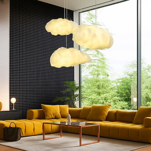 Suspension moderne LED en forme de nuage Kids