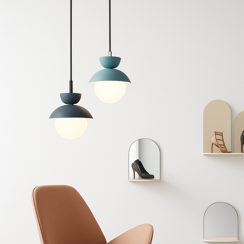 Suspension moderne nordique boule de verre luminaires suspendus suspension cuisine salle à manger chambre décor à la maison luminaire lustre