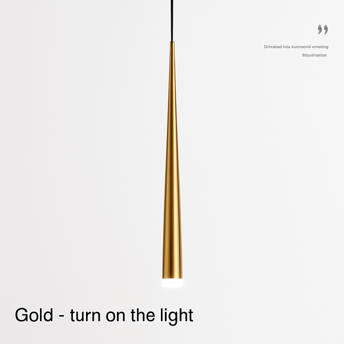 Suspension Nordique moderne LED chambre tête de lit 7W Tube lumineux famille cuisine salle à manger décoration intérieure