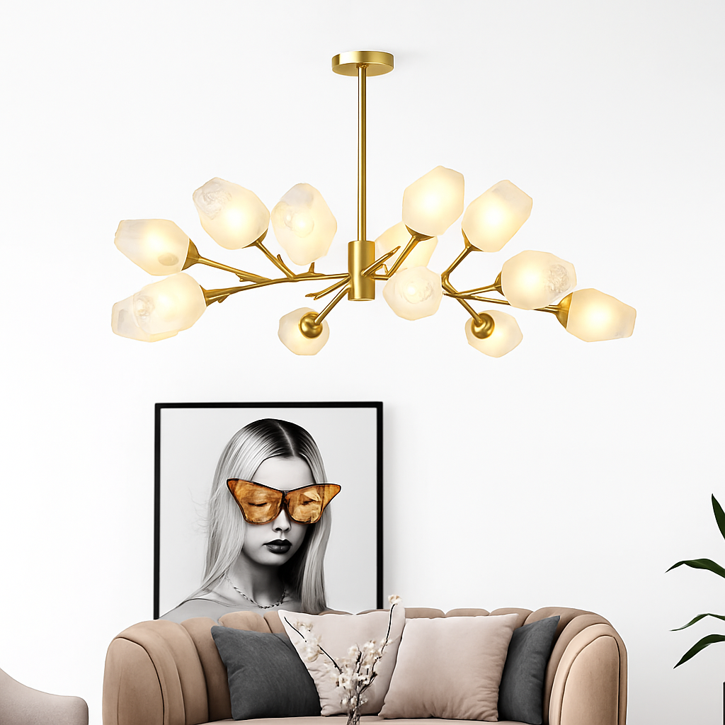 suspension nordique pour éclairage intérieur avec lustre - vue 2 sur 16