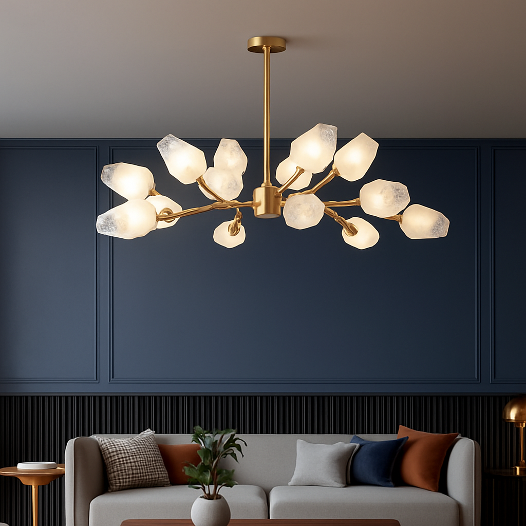 suspension nordique pour éclairage intérieur avec lustre - vue 3 sur 16