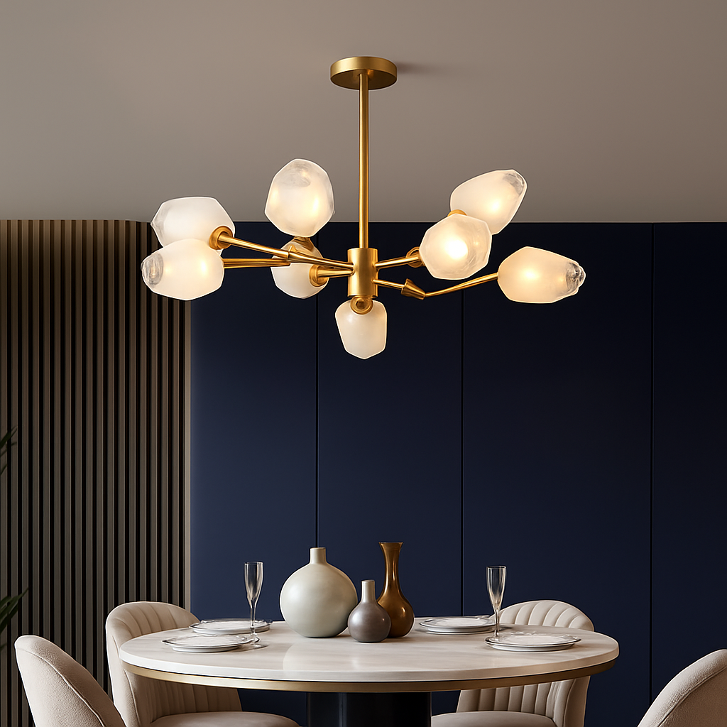 suspension nordique pour éclairage intérieur avec lustre - vue 4 sur 16