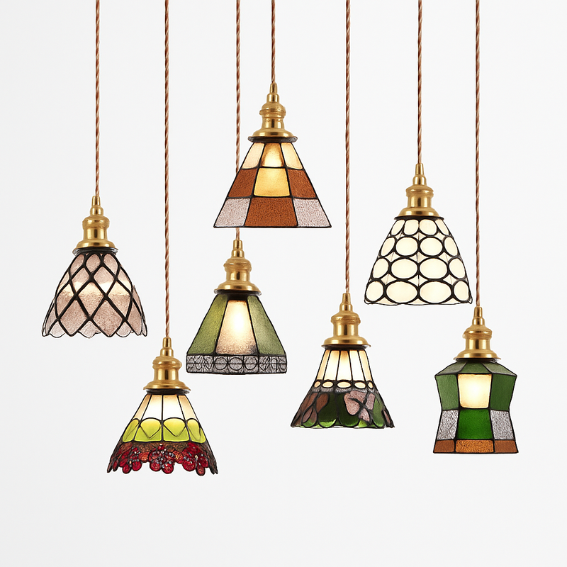 Suspension Nordique Verre LED