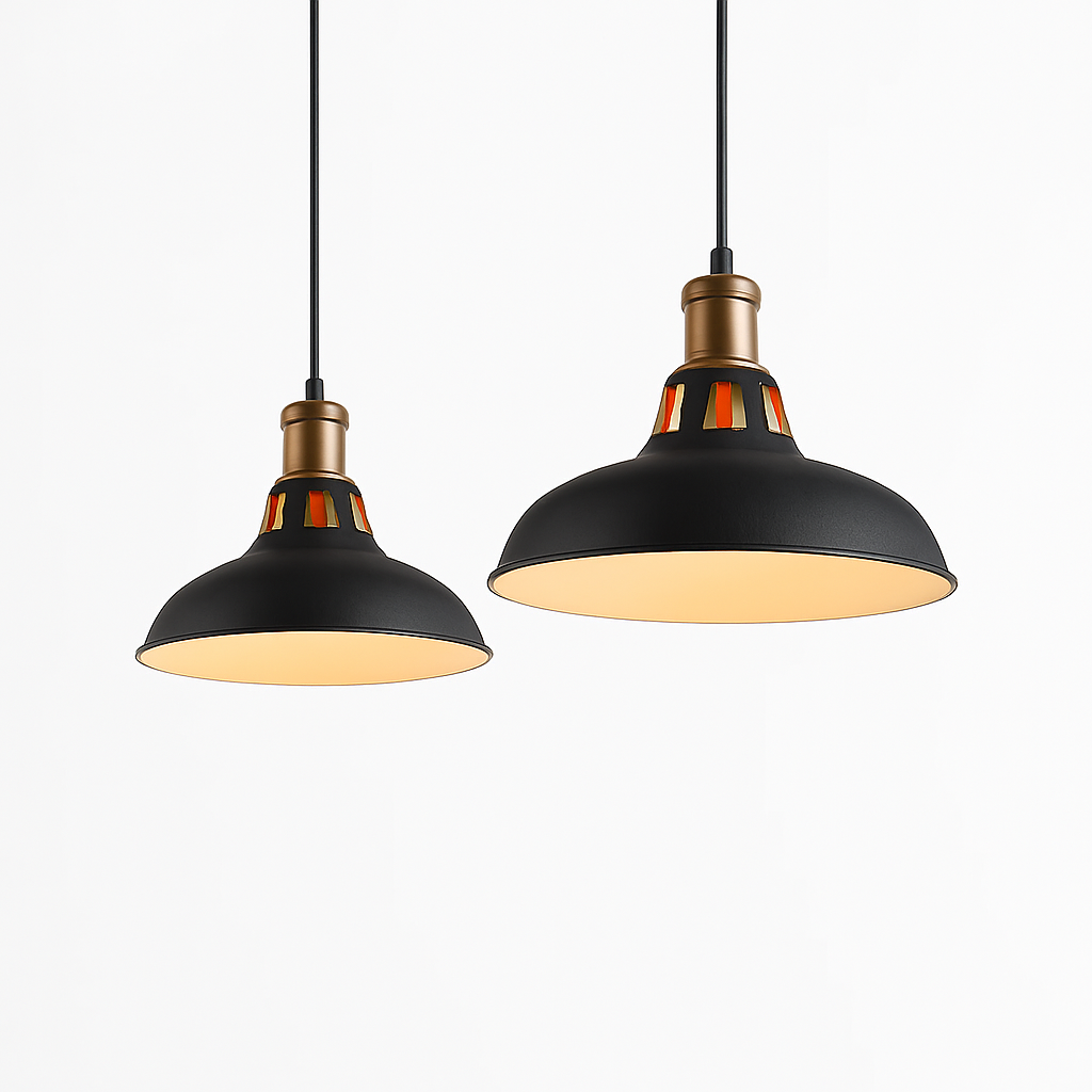 suspension vintage rétro pour éclairage intérieur design élégant - vue 2 sur 10