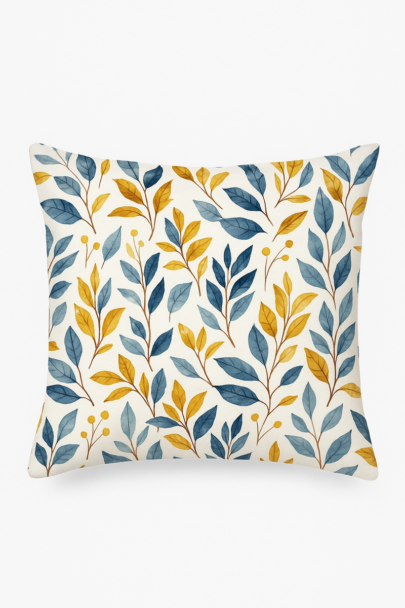 taie d'oreiller carrée à fleurs décoratives 45 cm