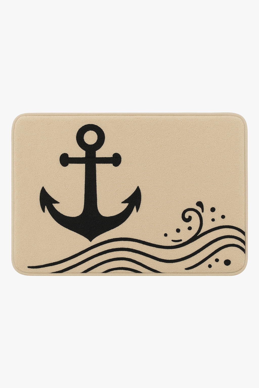 Tapis de bain antiderapant motif ocean absorbant decoratif