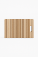tapis de bain bois antiderapant style geometrique douche