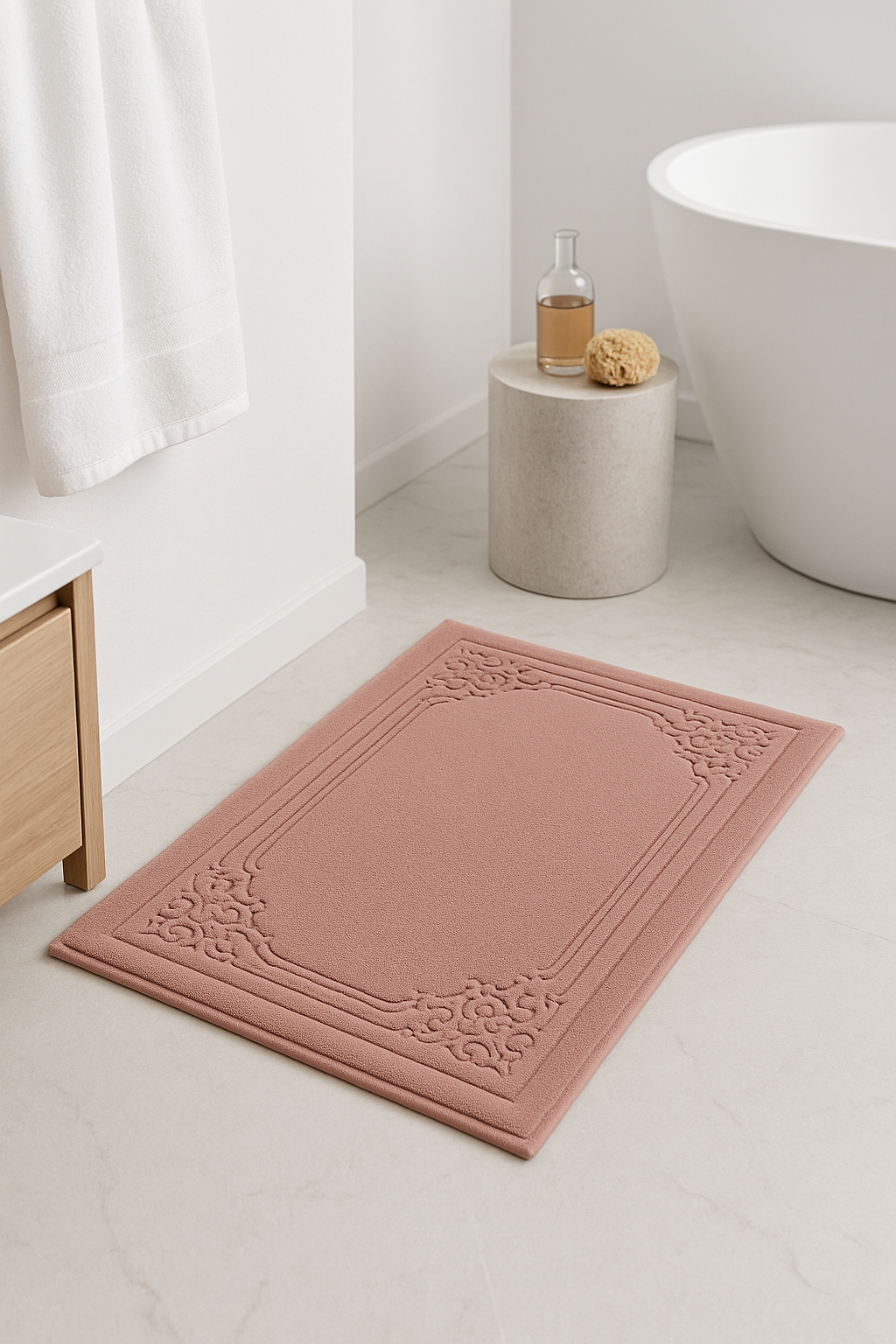 Tapis de bain coton épais style cartoon moderne - vue 3 sur 2